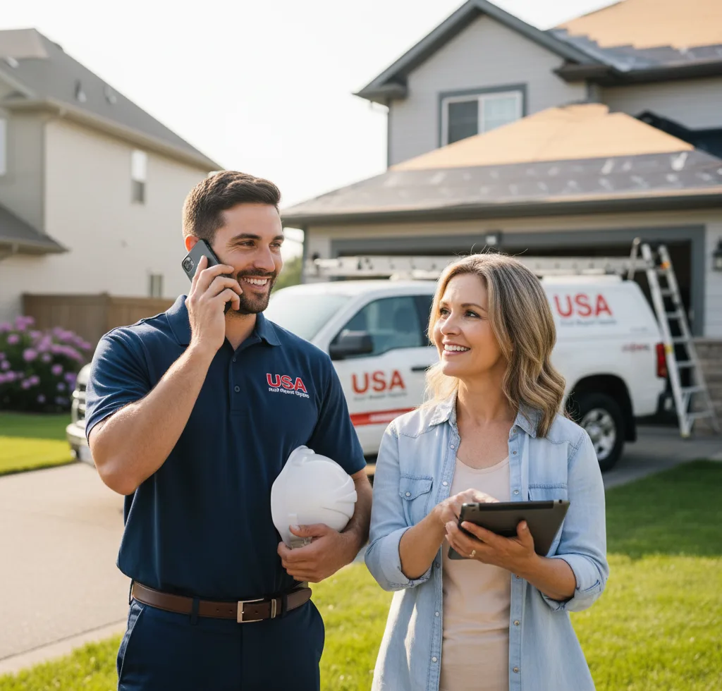 USA Roof Repair Experts customer support in Layton